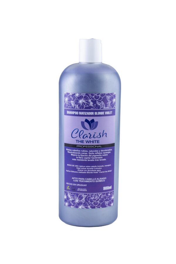 SHAMPOO BLONDE VIOLET MATIZADOR CLARISH 900 ML
