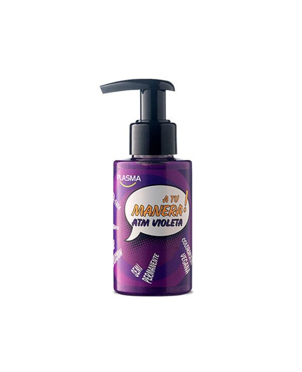 Coloracion Fantasia Sin Amoniaco VIOLETA Plasma 90 Gr